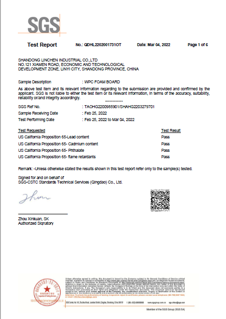 SGS Certification